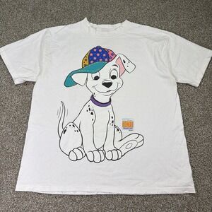 Vintage 101 Dalmatians Promo Shirt 90s Single Stitch Graphic Tee Size XL